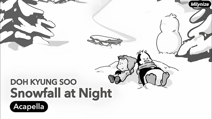 Doh Kyung Soo (D.O.) - Snowfall at Night (Acapella)