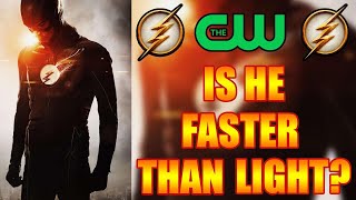 Can the cw flash run at light speed ...