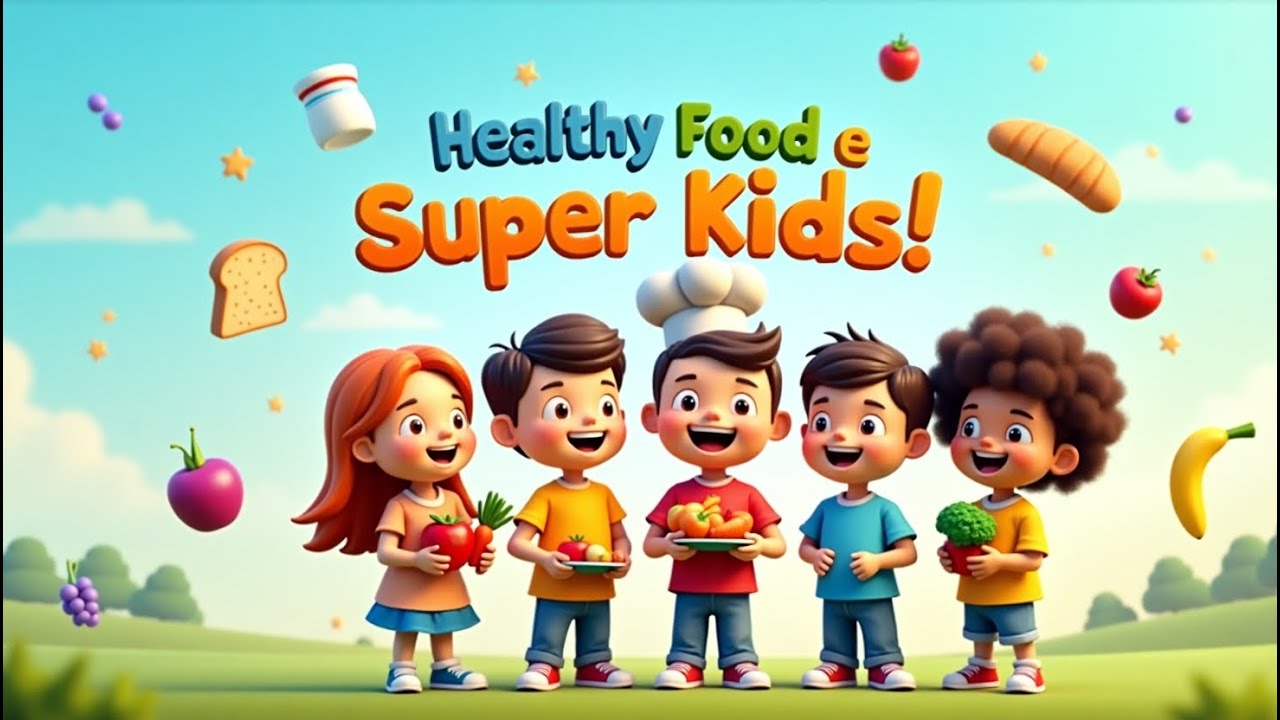 Healthy Eating Adventure – Fun 3D Learning for Kids! - YouTube
