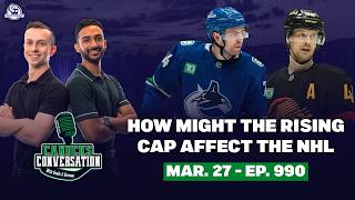 How might the rising salary cap affect the NHL? ft. Patrick Johnston | Canucks Conversation