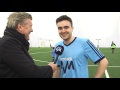 Soccer AM v Palmers FC | Horrific broken nose tackle!