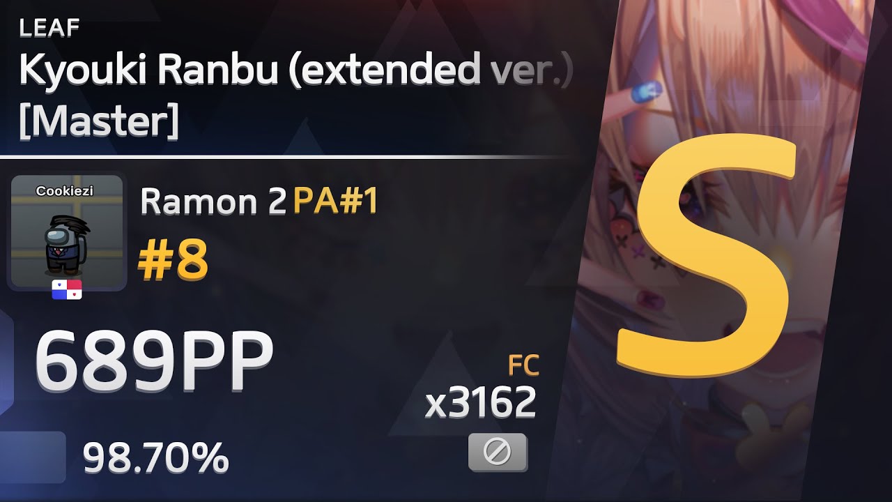 [7.79⭐] Ramon 2 | LeaF - Kyouki Ranbu (extended ver.) [Master] 98.70% ...