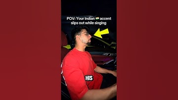 His Indian Accent Came Out While Singing😂