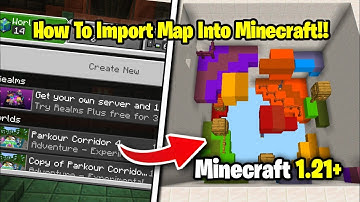 How to import map into Minecraft PE/Bedrock!! 100% WORK!!