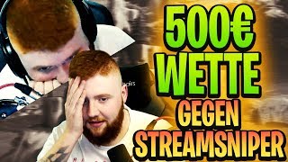 500€ WETTE GEGEN 13 JÄHRIGEN STREAMSNIPER | NIE MEHR STREAMSNIPEN? | Fortnite Battle Royale