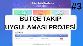 Bütçe Takip Uygulaması Projesi #3 #flask #python #programlama