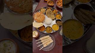 Today’s Rajasthan Thali Special 🥗 #food #lunch #recipe #rajasthan #homemade #cooking #healthyfood