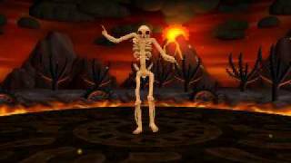 human skeleton Spore Video