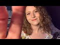 Asmr reiki  inaudible whispers  dreamy face touching  hypnotic mouth sounds  hand movements 