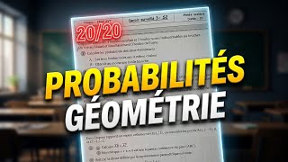 Correction  Devoir 3 ; Probabilité et géométrie  2BAC