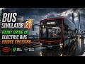 Realistic Rainy Drive Across the Bridge | Bus Simulator 21