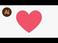 Learn How to Draw the Facebook Heart Emoji in Adobe Illustrator Dansky