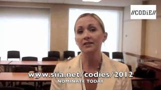 Rhianna Collier welcomes nominations for the 2012 CODiE Awards