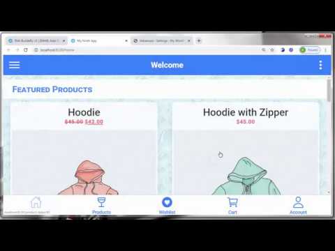 Create Woocommerce App using IMABuildeRz v3