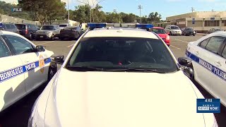 Suspect arrested after allegedly trying to run over HPD officers