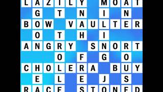 Worlds biggest crossword level 115-133 Row G1 - G19