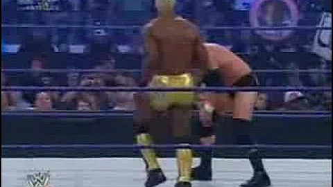 WWE SMACKDOWN Mr kennedy vs Shelton Benjamin part 1