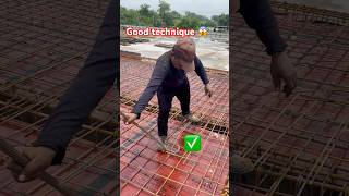 Perfect ✅slab steel bend construction carpenter work #shorts #viral #video #construction #carpenter