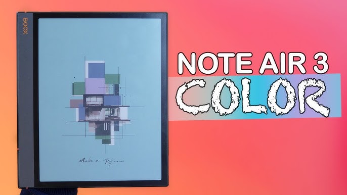 Jack of All Trades: Boox Note Air 3C — Color E-Ink Tablet REVIEW 