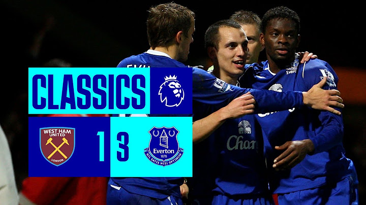 THREE GOALS IN FOUR MINUTES! | WEST HAM 1-3 EVERTON | 8 NOVEMBER 2008 | PREMIER LEAGUE CLASSIC