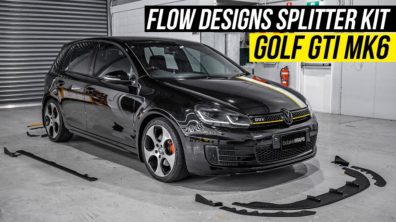 Flow Designs Splitter Kit Installation | Volkswagen Golf GTI MK6