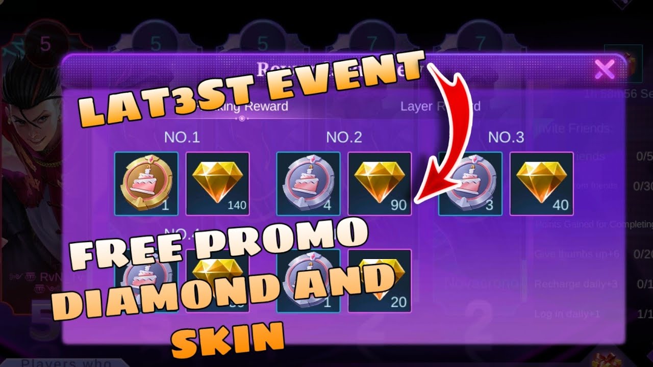 MORE FREE SKIN FOR THIS LATEST EVENT - MOBILE LEGENDS BANG BANG - YouTube