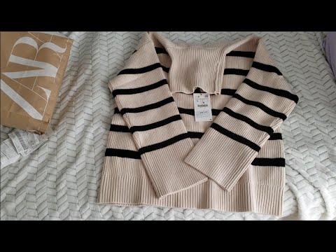 осень зима 23/24 РАСПАКОВКА ОДЕЖДА 2024 Шоппинг ZARA Bershka 4f Верхній одяг Дублнка Куртка Светри