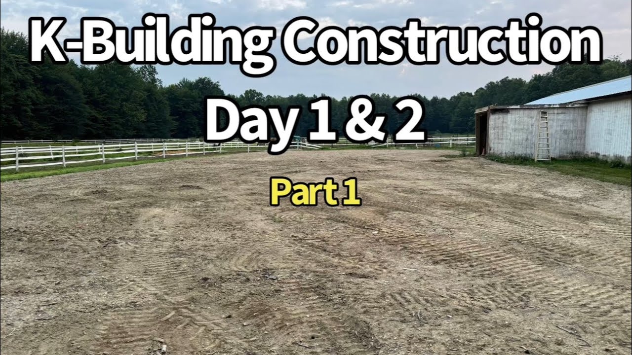 K Building Construction Series Part 1 - Future Indoor Horse Riding Arena