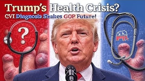 Demented TRUMP diagnosed with CRONIC CVI Disease that Could make him incapacitated  MAGA WORRIED
