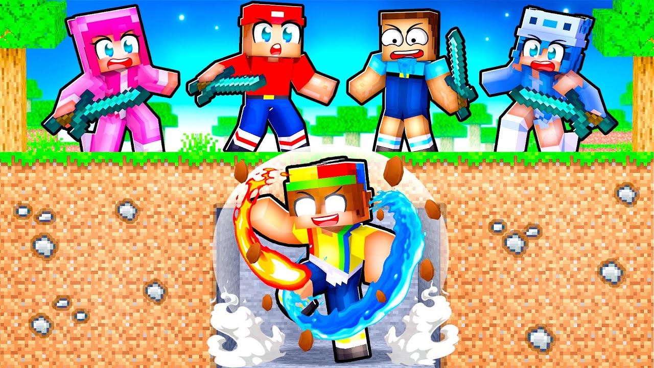 ОХОТНИКИ против СТИХИЙНЫХ СПИДРУНЕР в Minecraft!