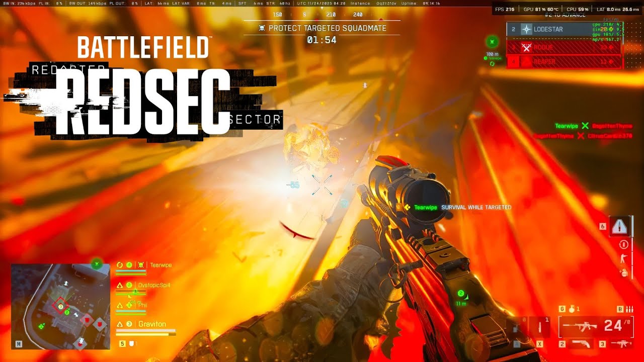 Gauntlet | NVO-228E| Battlefield 6 REDSEC Gameplay 13 (No Commentary ...