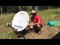 How to Align a Portable Satellite Dish - Optima-T2 Demonstration
