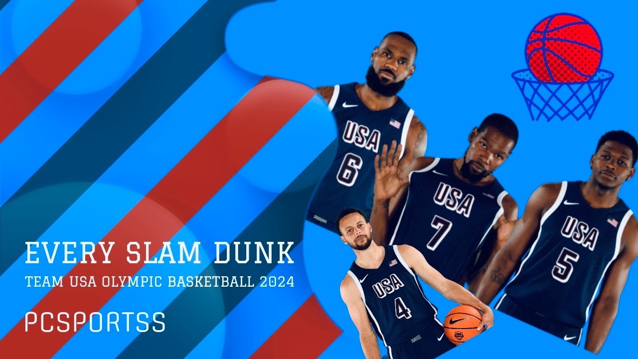 Every Team USA Slam Dunk from the Paris Olympics