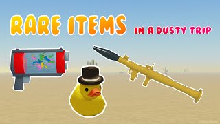 How to find RARE ITEMS in a dusty trip  | a dusty trip Roblox
