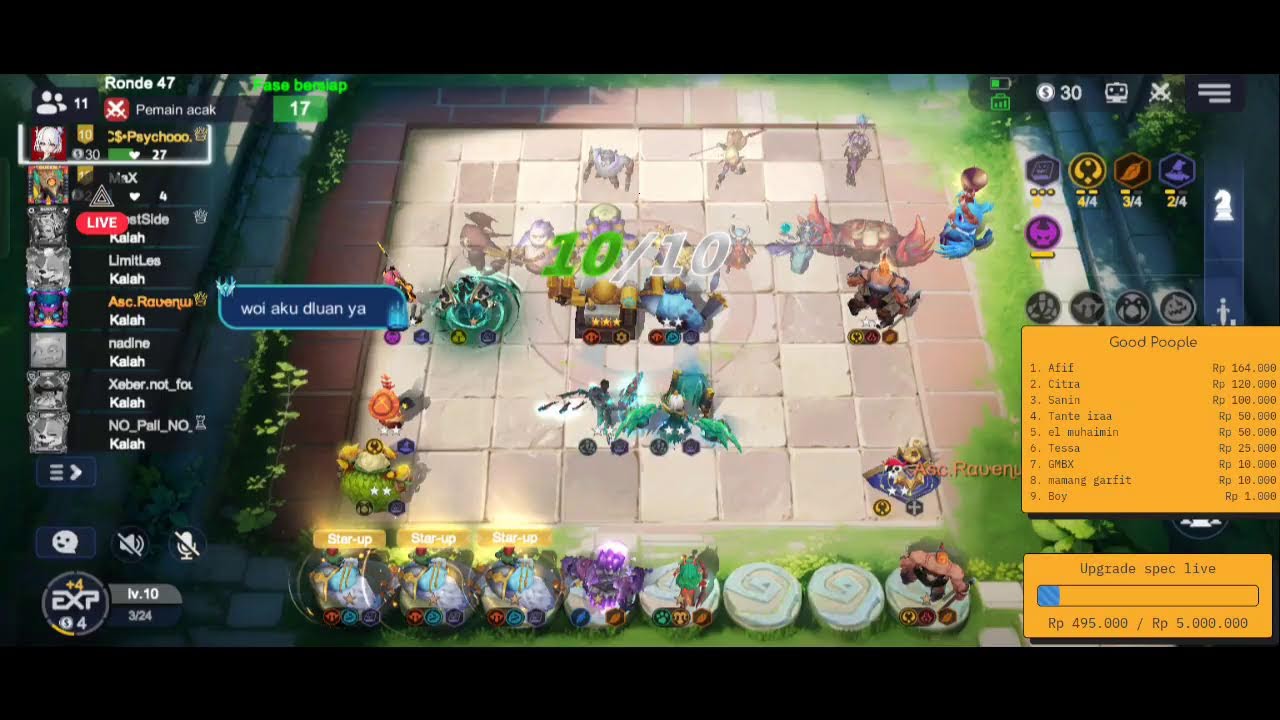 Lanjut Road top 100 leaderboard? With Ravenwolf - Auto Chess Indonesia