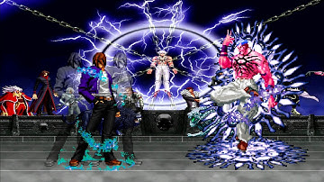 [KOF Mugen] Kyo Kusanagi Team vs Ryuji Yamazaki Team