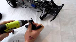 T-Bone Racing Snow Skis Installation Traxxas 2WD