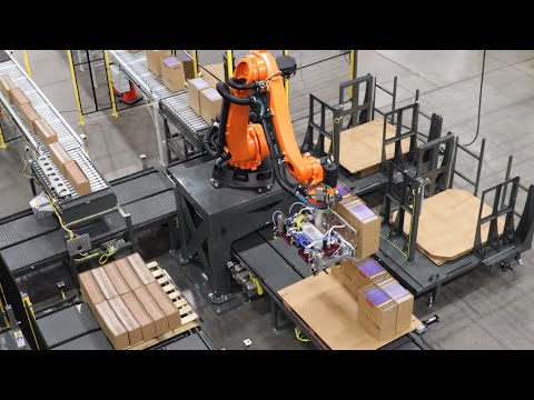 Robotic Case Palletizer - Paper Products