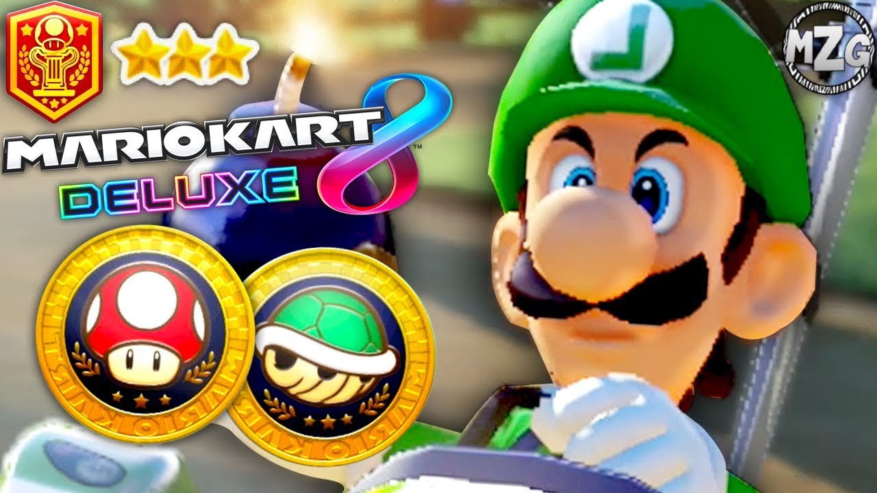 Mushroom & Shell Mirror Cups! Luigi! - Mario Kart 8 Deluxe Gameplay - Episode 13