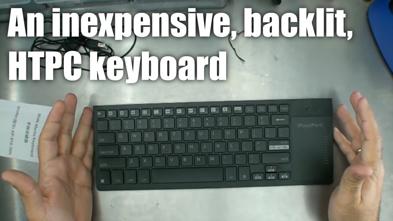 iPazzport Slim Mini - the backlit HTPC keyboard I wasn't supposed to enjoy