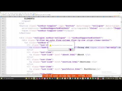 Video Thiết kế web và bài tập lớn - HTML CSS - youtube