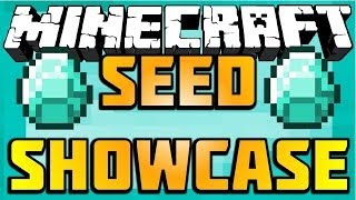 1.7 Minecraft Seed Showcase: 10 Diamonds in NO TIME! (Village, Temple, and Stronghold)