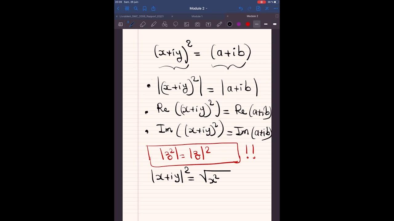 Module 2b Nombres Complexes - YouTube
