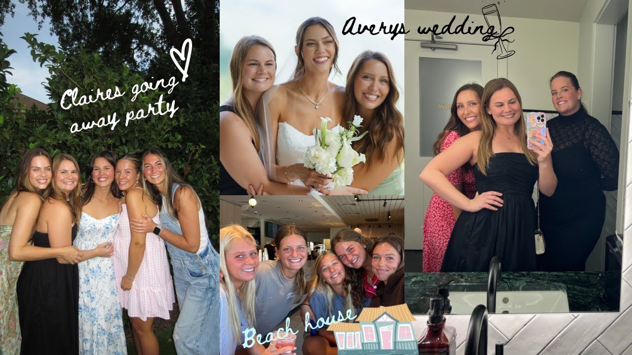 Claire’s Party, Beach House, Avery’s Wedding, and Pickleball | VLOG