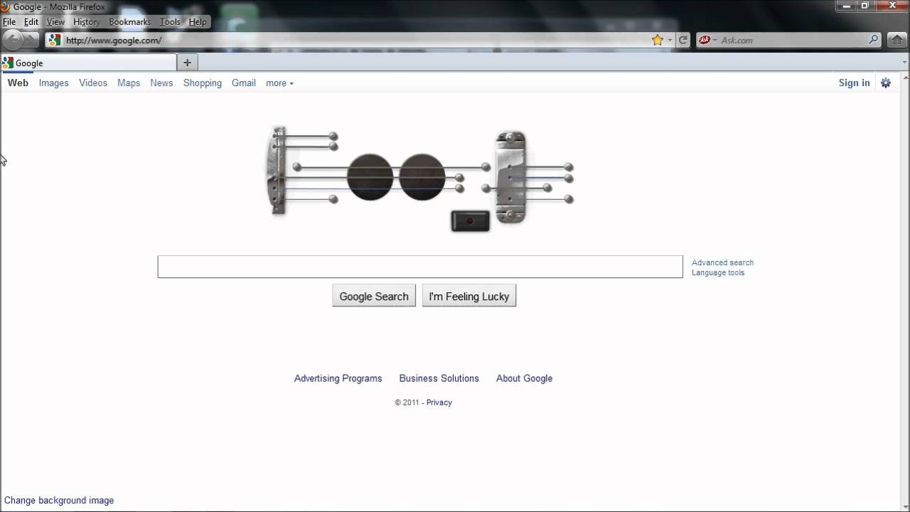 Les Paul guitar doodle from google - John Lennon Imagine