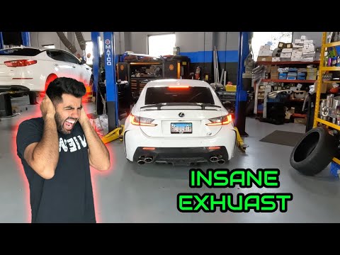 Insane GTHAUS Exhaust Install on my Lexus RCF