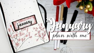 PLAN WITH ME || JANUARY 2018 BULLET JOURNAL