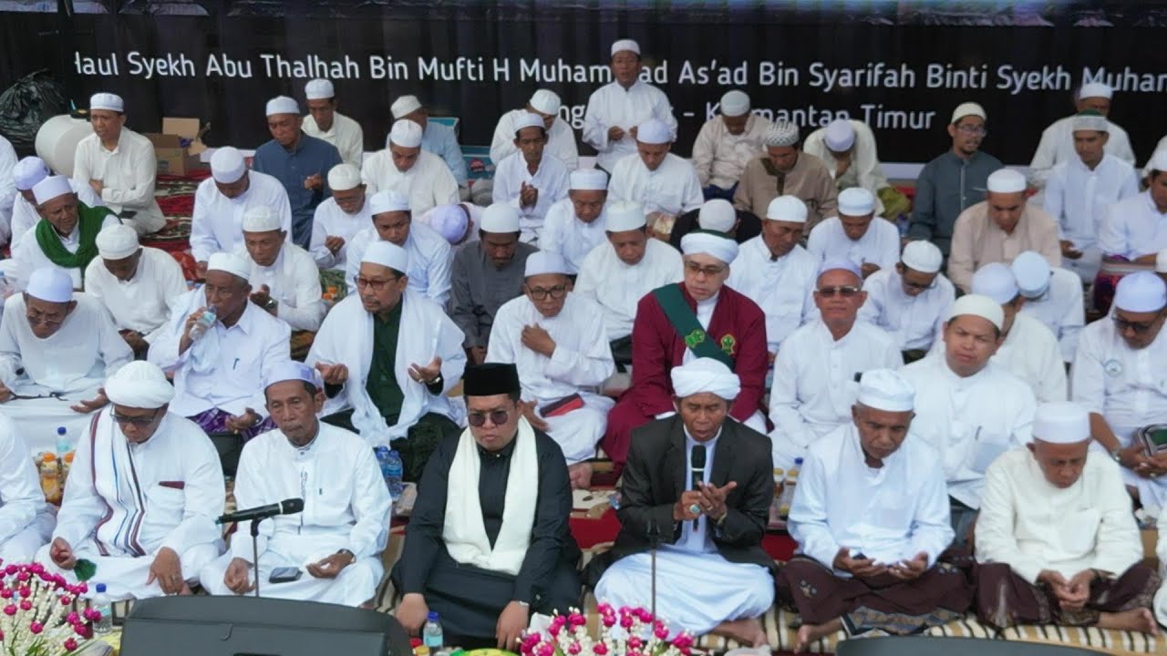 Drone , Haul Syekh Abu Tholhah di Tenggarong Kutai Kartanegara. 27-02-2024