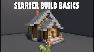 Starter Build Basics - Build This House! #minecraft #thegardenawakens
