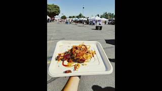 Traded for this giant stuffed turkey leg and it was straight 🔥🔥🔥🤤🤤🤤